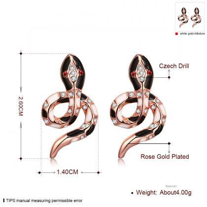 Nickle Antiallergic Real Gold Plated Earrings..