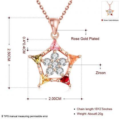 High Quality Zircon Necklace Fashion Jewelry 18k..