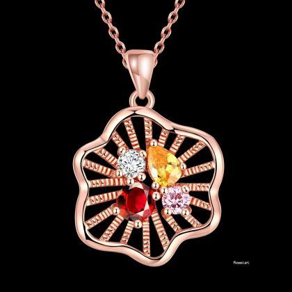 High Quality Zircon Necklace Fashion Jewelry 18k..