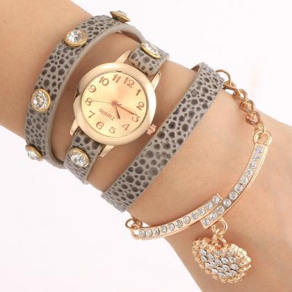 Fashion Women Casual Watch Wristwatch Synthetic..