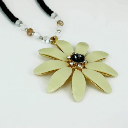 Flower Necklace For Women Long Chain Necklace Gift