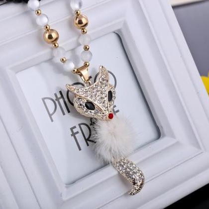 Lovely Fox Girl Necklace,fashion Personality..