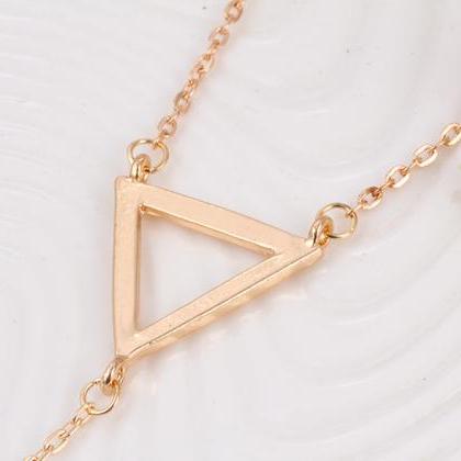 Geometric Y Chain Necklace