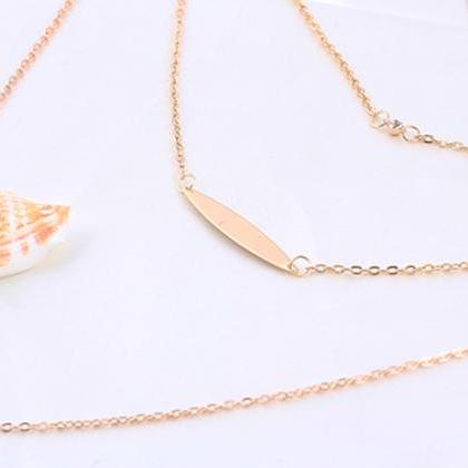 Fashion Handmade Diy Gold Chain Necklace The 3..