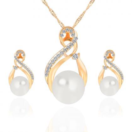 The Necklace Earrings Set Earrings Pendant Jewelry..
