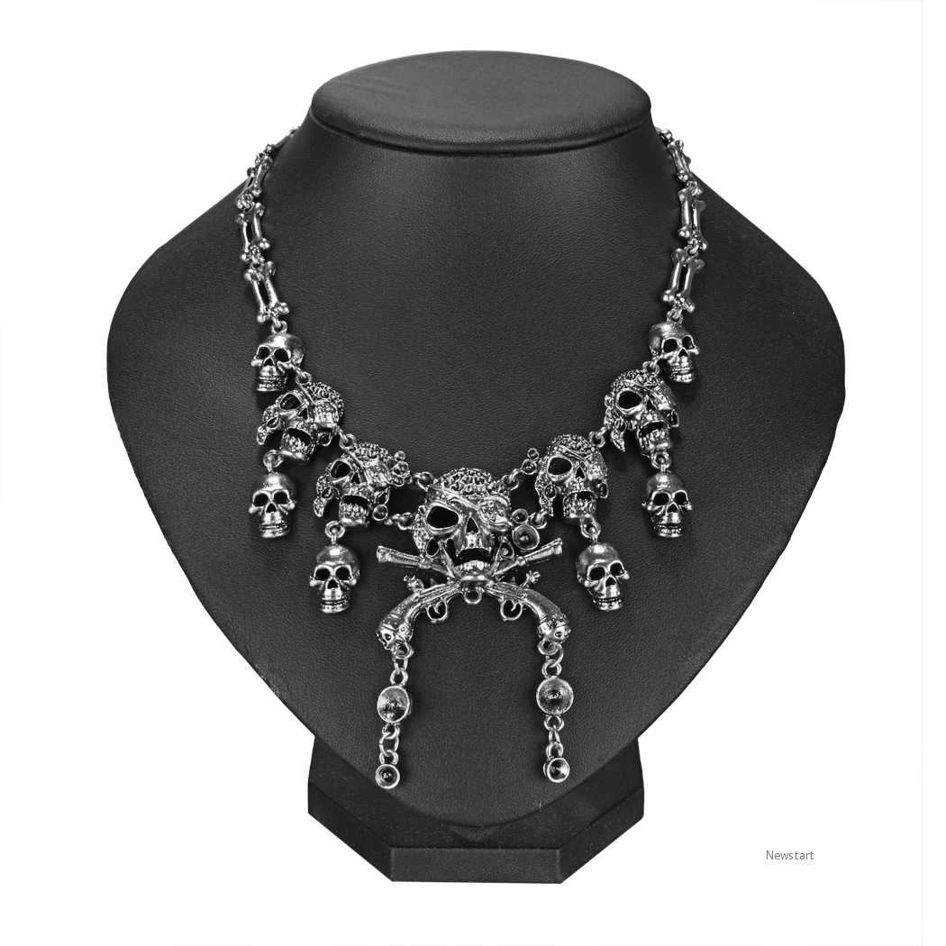 Fashion European Women's Vintage Style Tassel Metal Chain Necklace Pendant Sweater Choker Sv021401