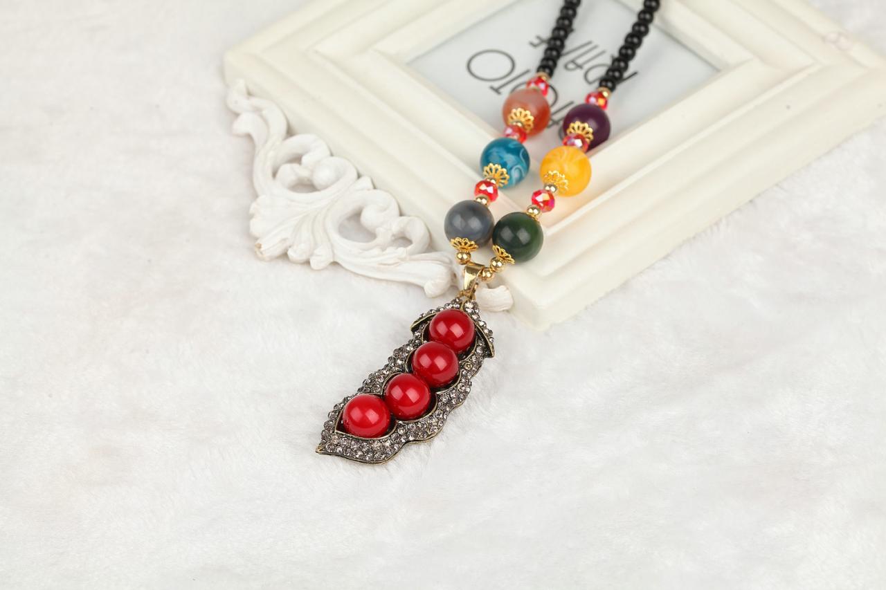 Handmade Agate Pendants Ethnic Stone Beads Original Long Necklaces For Women Trendy Party Jewelry Accessories Gift 310