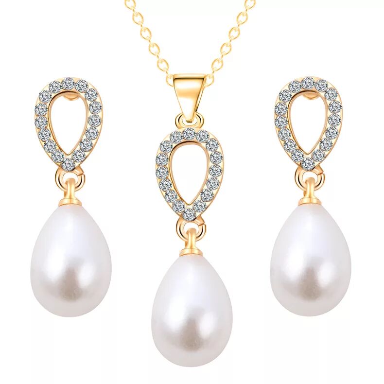 Fashion Jewelry Set Wedding Jewelry Set Necklace With Earrings 42c40