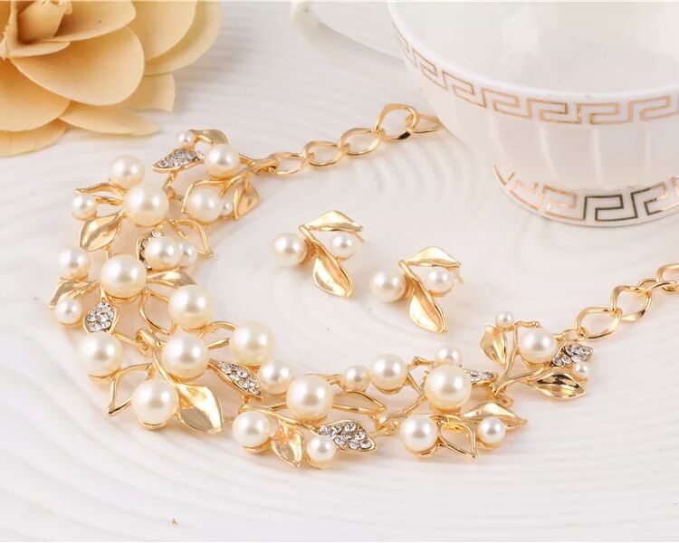 Fashion Jewelry Set Wedding Jewelry Set Necklace With Earrings 42d21