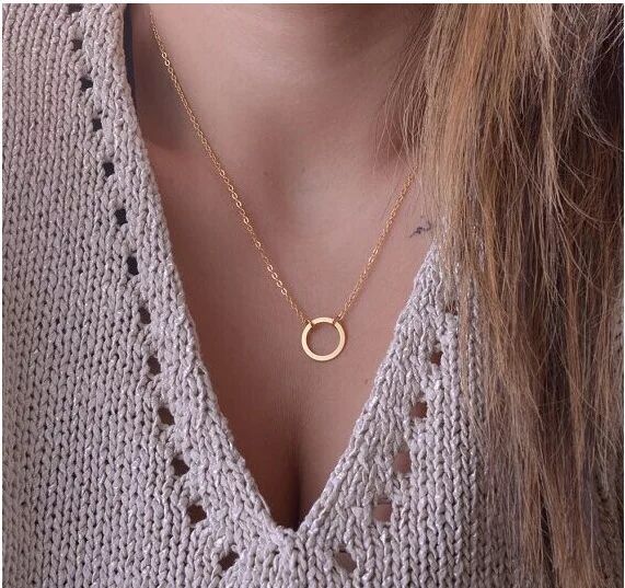 Women Fashion Necklace Fashion Gold Plated Fatima Hand 3 Layer Chain Bar Necklace Beads And Long Strip Pendant Necklaces Jewelry