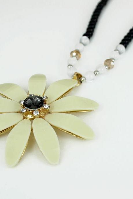 Flower Necklace For Women Long Chain Necklace Gift