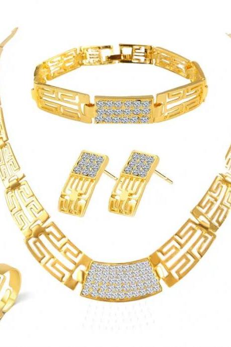 Fashion Jewelry Set Wedding Jewelry Set Necklace With Earrings 32k58