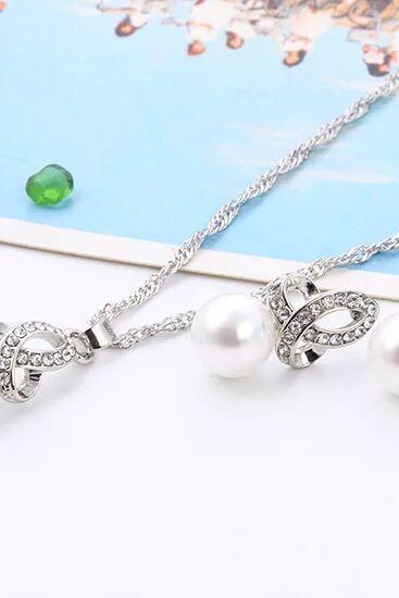 Fashion jewelry set wedding jewelry set necklace with earrings 41H41