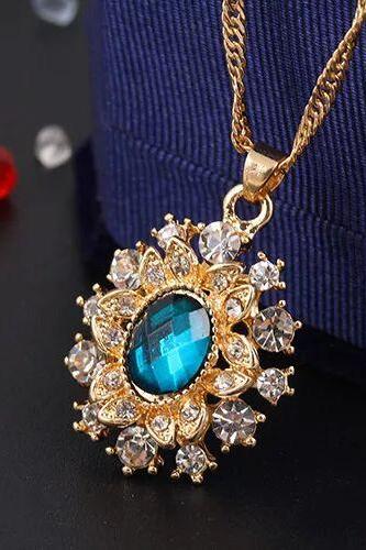 Fashion jewelry set wedding jewelry set necklace with earrings 42K22